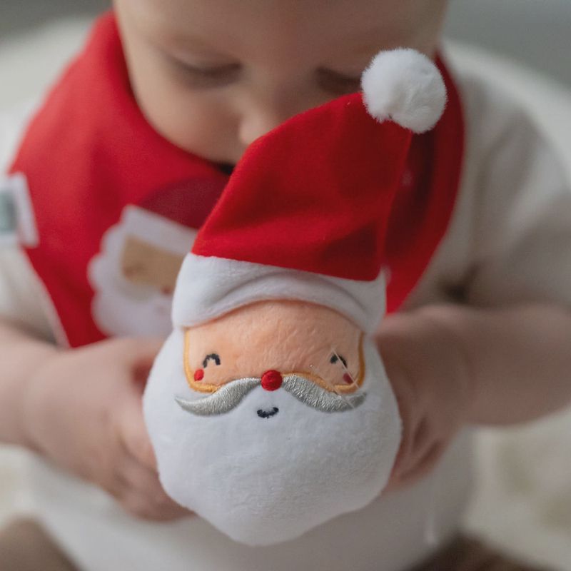Mon premier hochet en peluche Père Noël