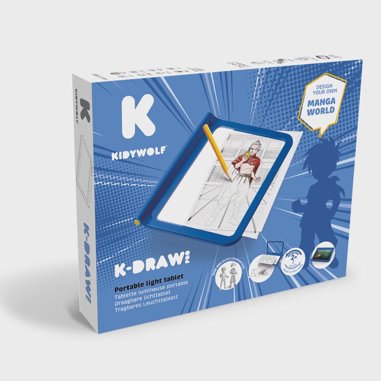 KidyDraw Pro - Tablette lumineuse - Manga