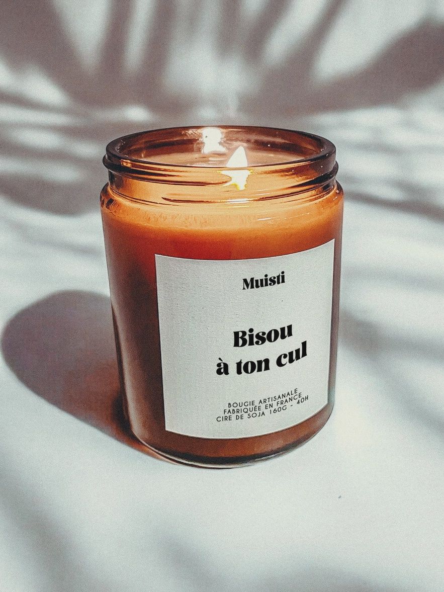 Bougie Parfumée - Bisou à ton cul