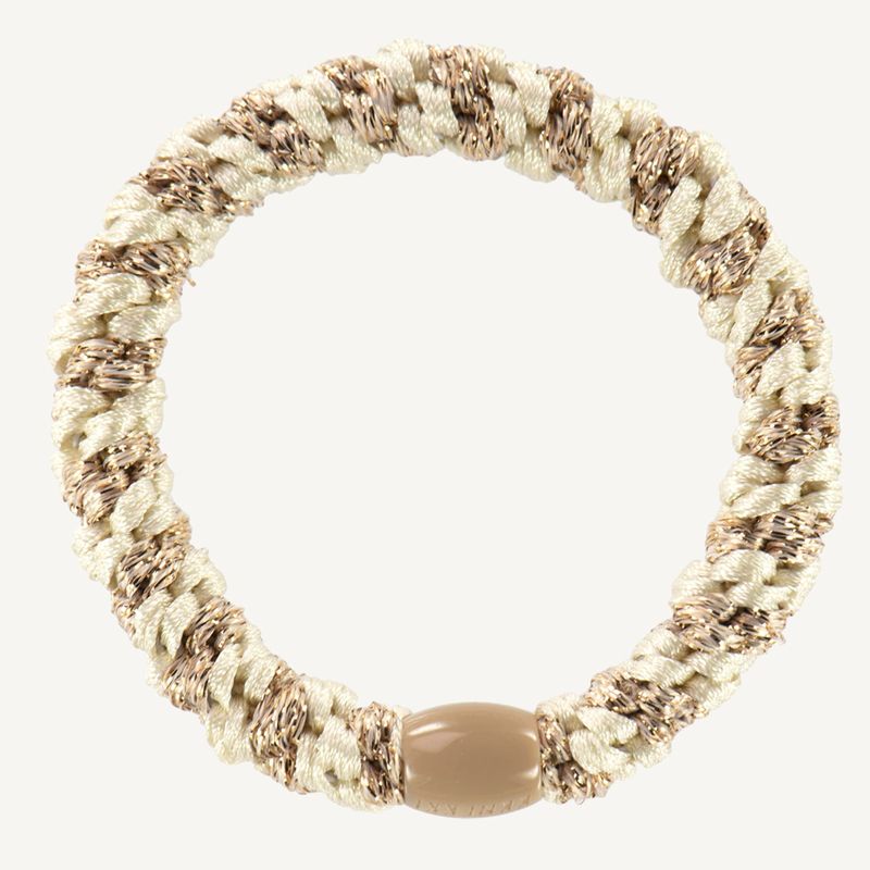 KKNEKKI - Ivory Beige glitter stripe