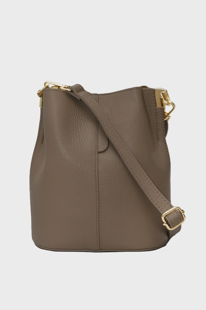 Sac seau Lilwenn - Taupe foncé