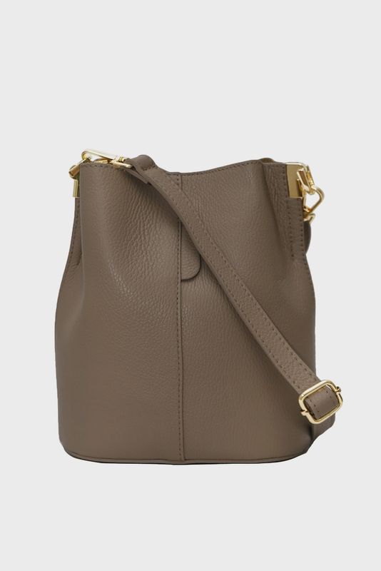 Sac seau Lilwenn - Taupe foncé