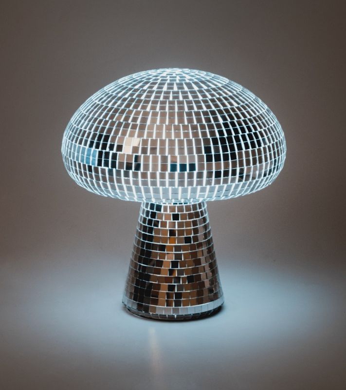 Lampe champignon disco