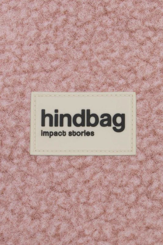 Mini cabas Louise Teddy - Rose poudré