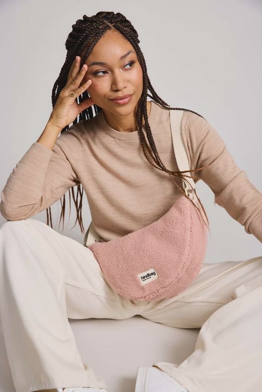 Sac Andrea - Teddy Rose poudré