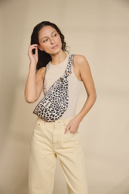 Banane Sasha - Léopard écru