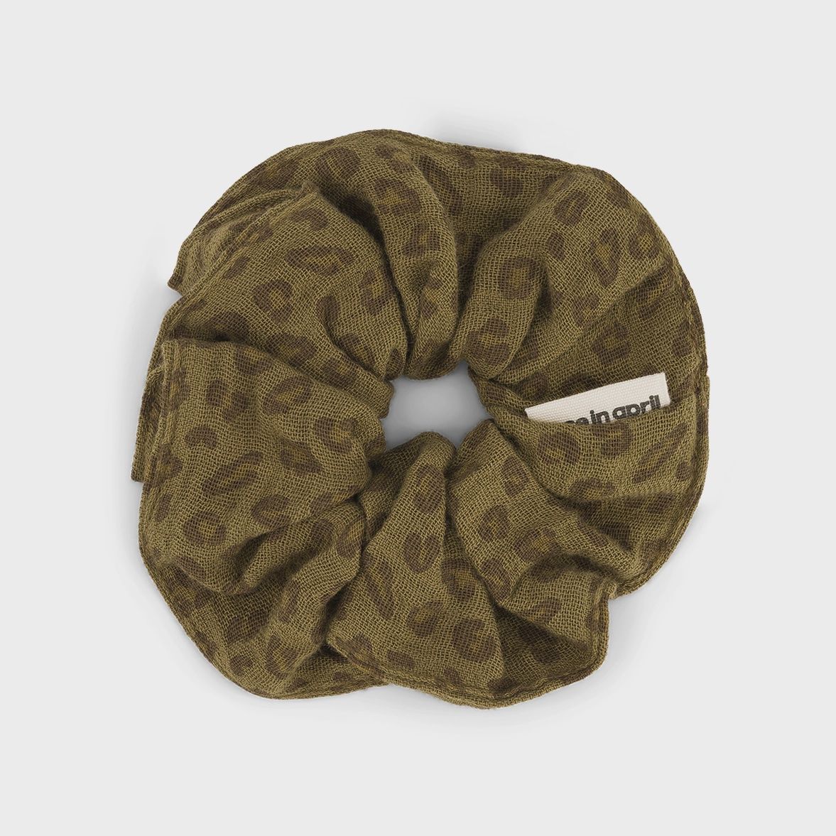 Chouchou Mini léopard - Olive