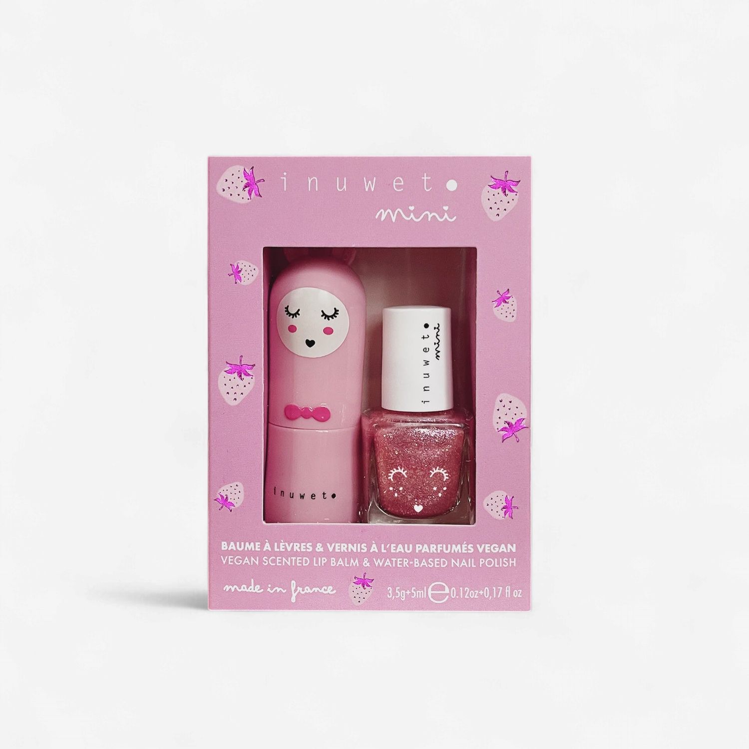 Duo baume &amp; vernis kids - Rose Clair
