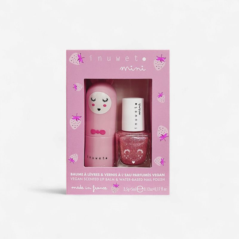 Duo baume &amp; vernis kids - Rose Clair
