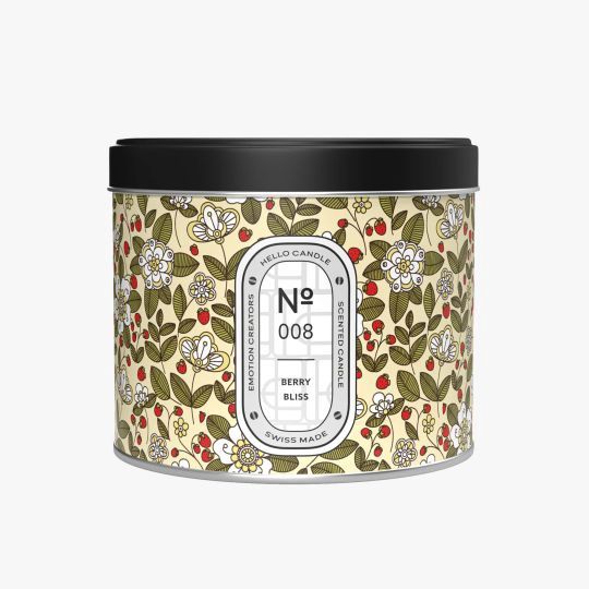 Bougie Hello Candle - N°08 Berry Bliss, Format: 500ML (3mèches)