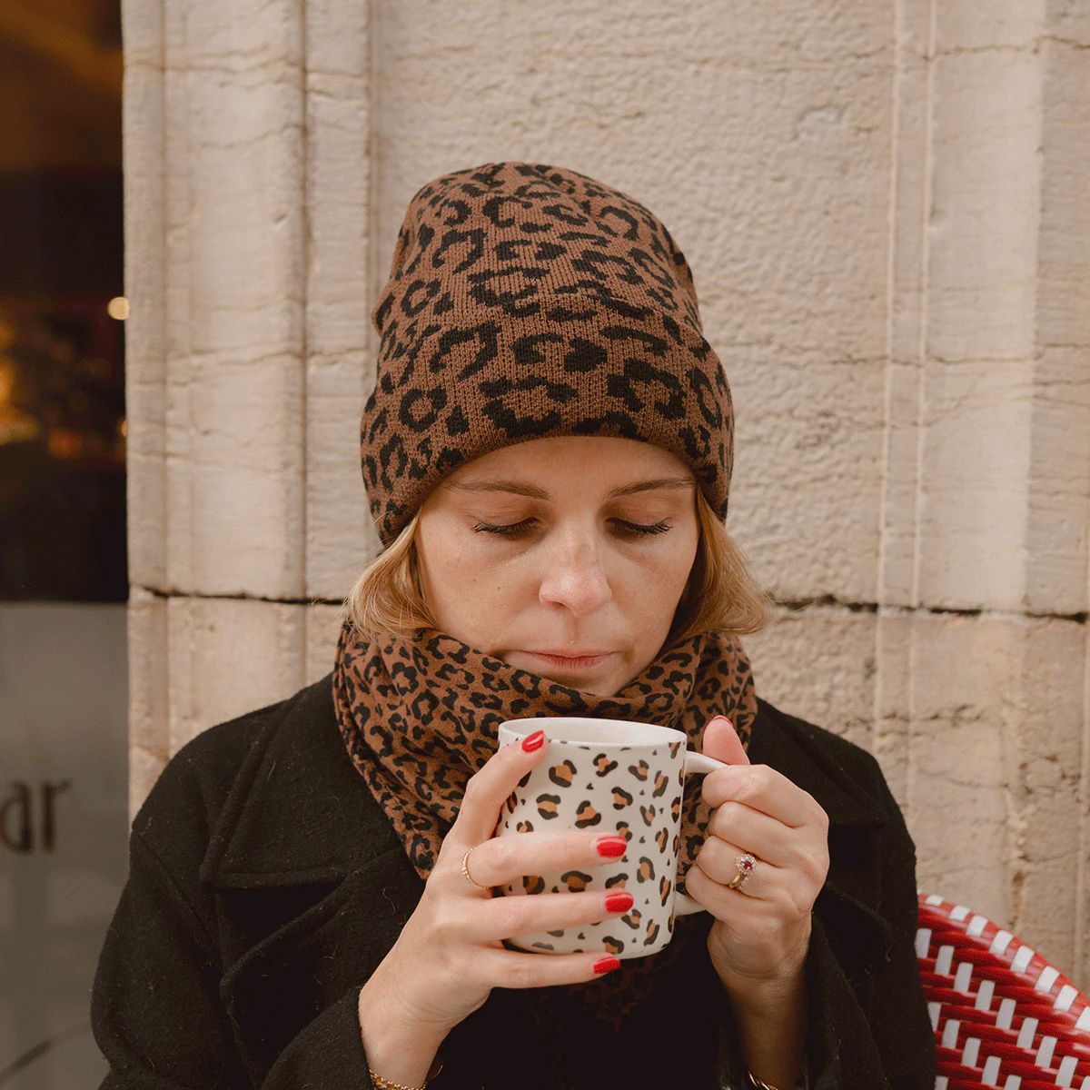 Bonnet léopard adulte