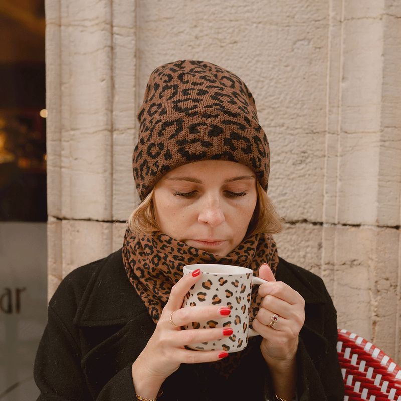 Bonnet léopard adulte