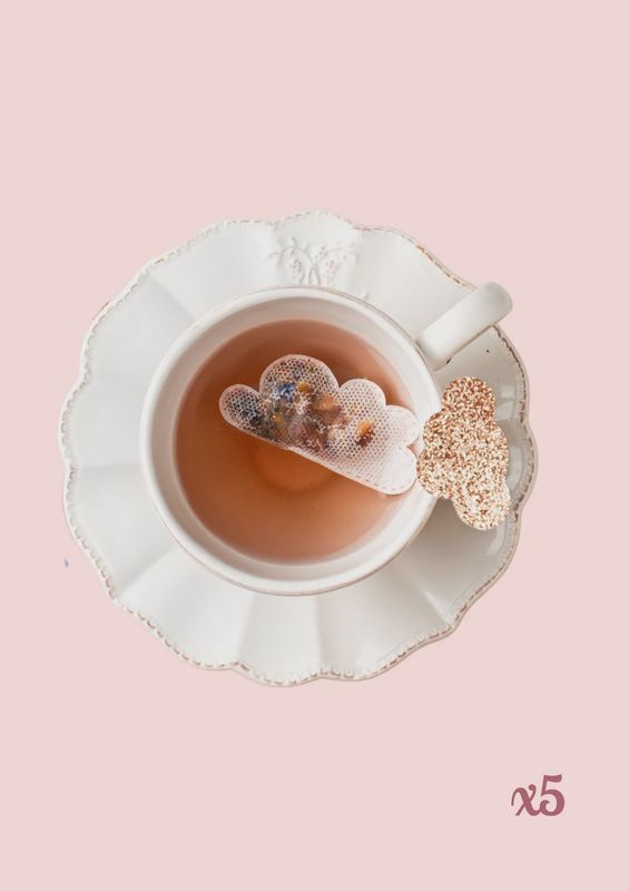 Sachets de thé personnalisés - Nuage x5