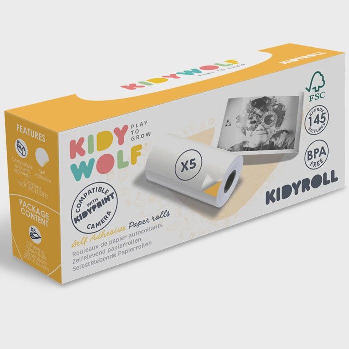 Recharges autocollantes appareil photo instantané (5 rouleaux)