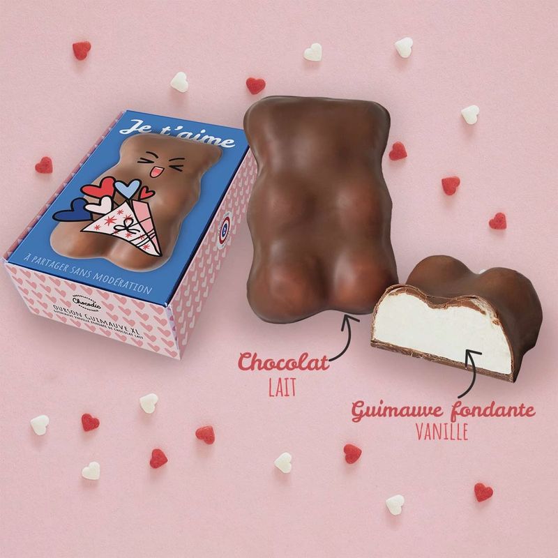 Ourson Guimauve - Chocolat XL