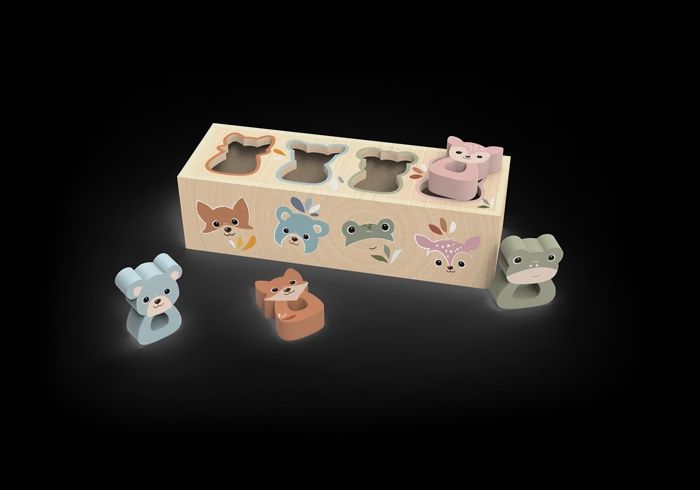 Boîte à forme Animaux