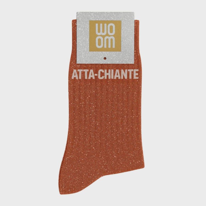 Chaussettes à Paillettes à Message "Atta-chiante" Roobios