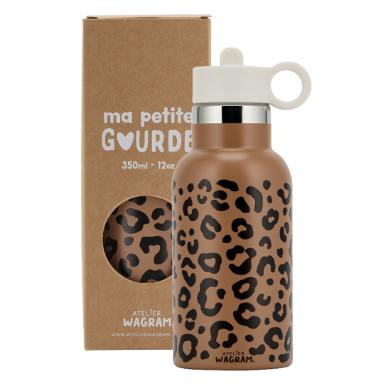 Gourde Léopard - Caramel 350ml