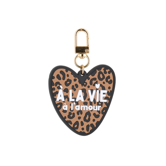 Porte-clés léopard - A la vie à l'Amour