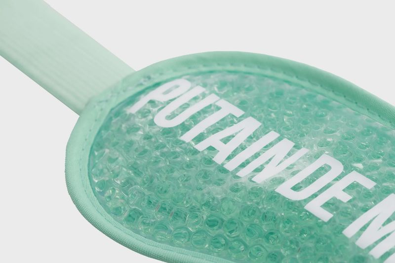 Masque pour les yeux « Putain de migraine » - Menthe