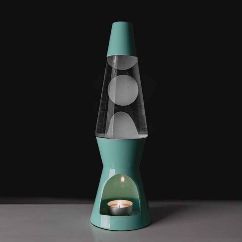 Lampe à lave bougie - Menthe