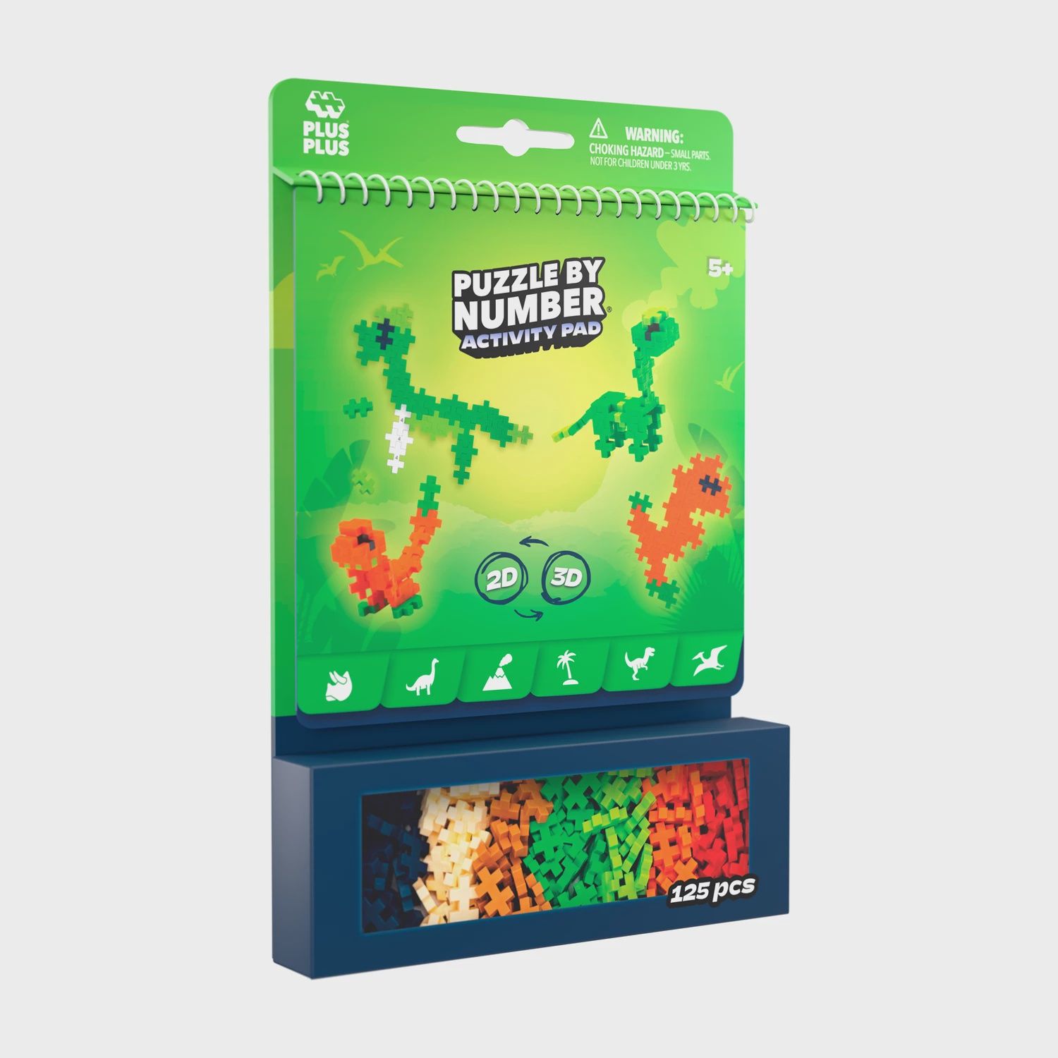 125 Eléments créatifs puzzle dinosaure