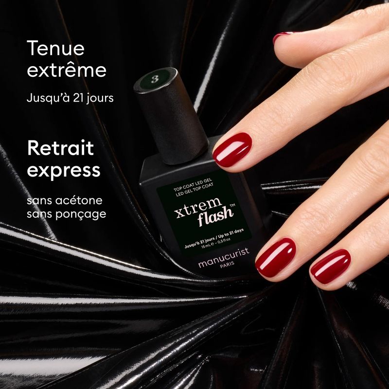 Manucurist - Green Flash "Top Coat Gel Xtrem Flash™"