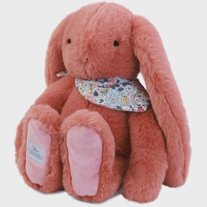 Lapin fleurette terracotta 35cm