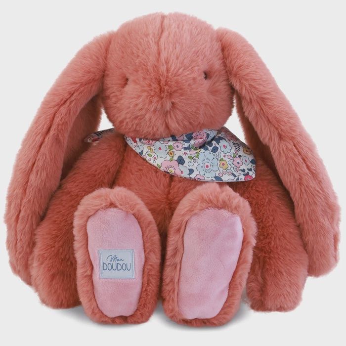 Lapin fleurette terracotta 35cm