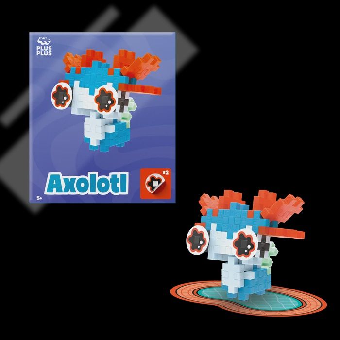 31 Eléments créatifs Axolotl bleu