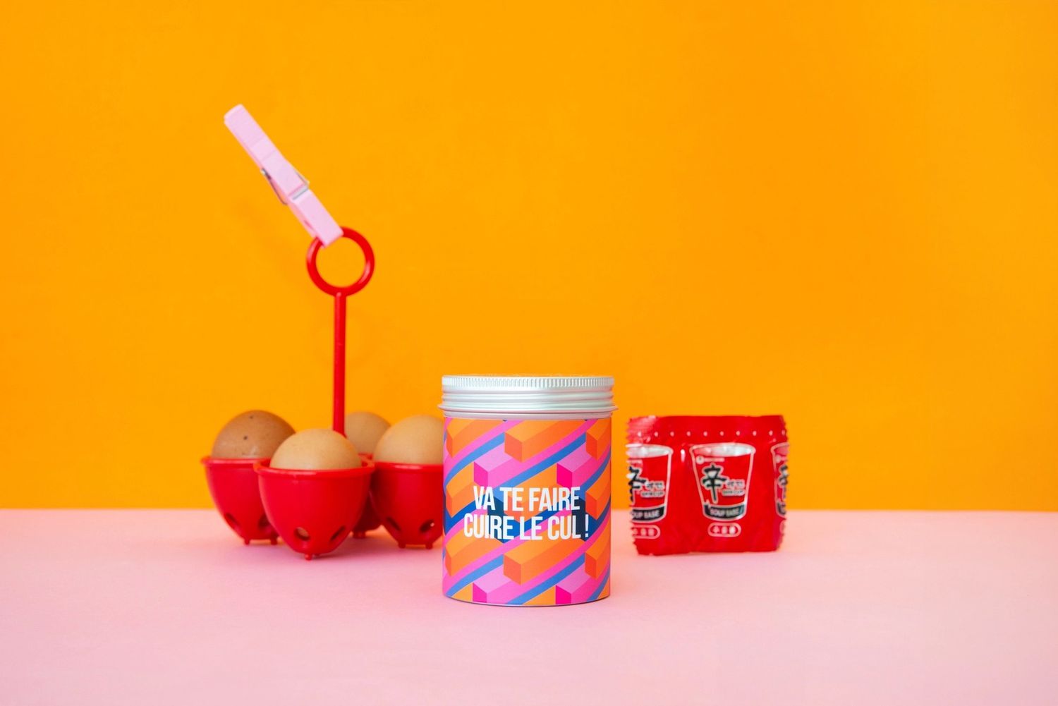 Bougie végan - Cire de Soja - Va te faire cuire le cul !