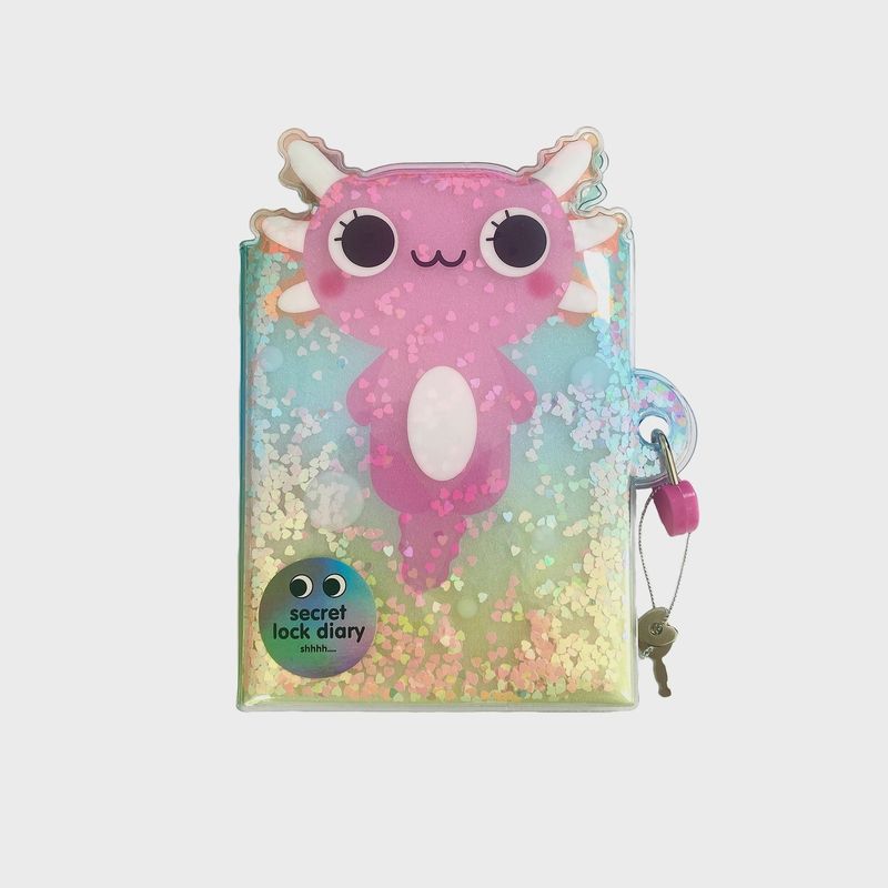 Agenda vérrouillable Kawaii - Axolotl