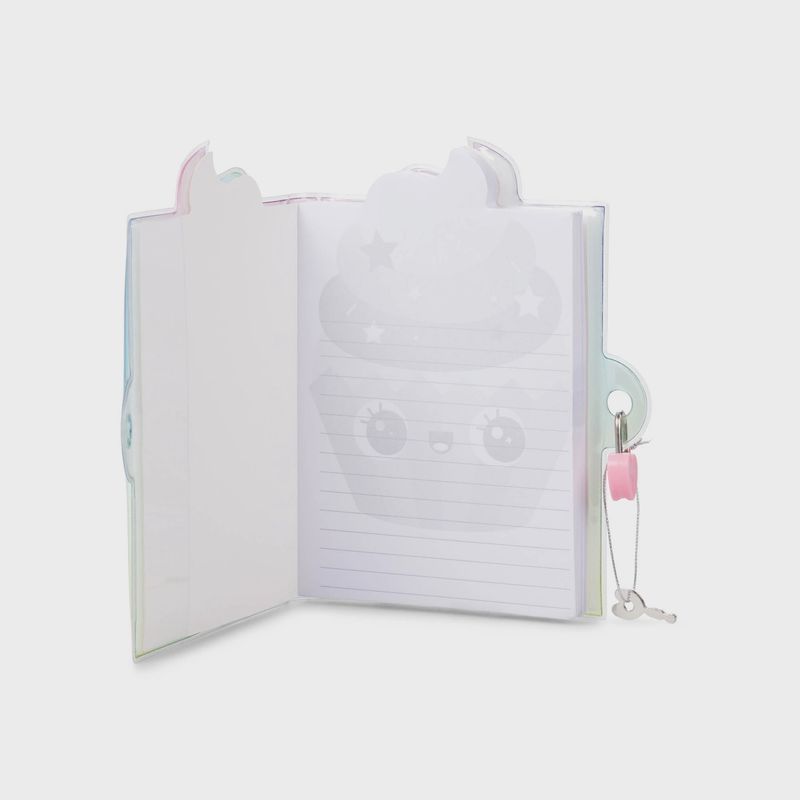 Agenda verrouillable à paillettes  - Cupcake