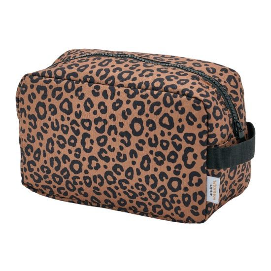 Trousse de toilette - Léopard marron