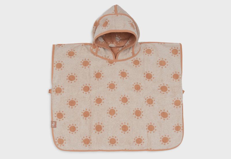 Poncho de Bain Éponge Jacquard réversible - Sun