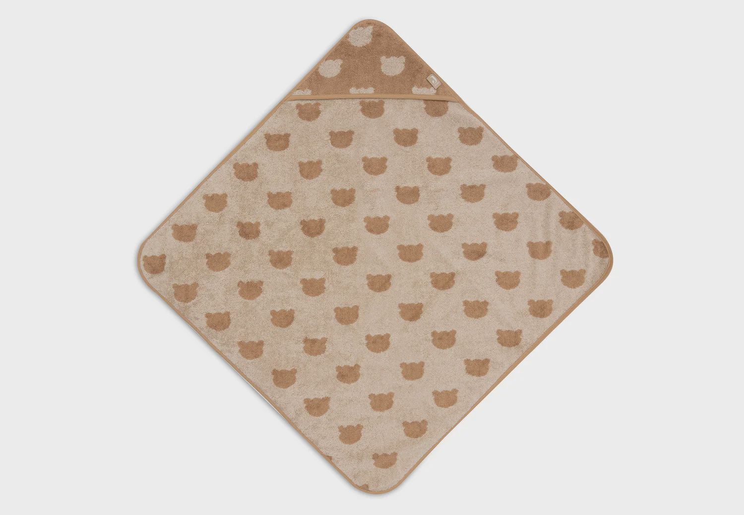 Cape de Bain Éponge 75x75cm - Jacquard Teddy Bear