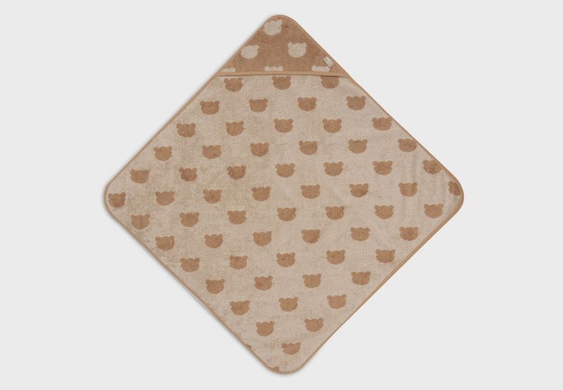 Cape de Bain Éponge 75x75cm - Jacquard Teddy Bear