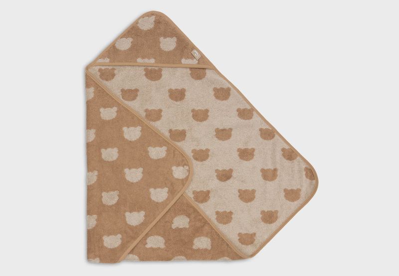 Cape de Bain Éponge 75x75cm - Jacquard Teddy Bear