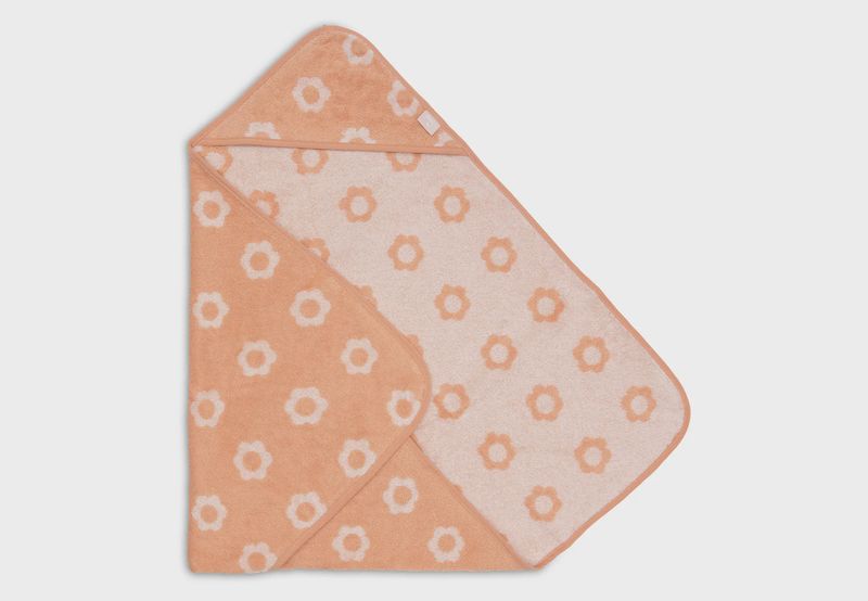 Cape de Bain Éponge 75x75cm - Jacquard Flower