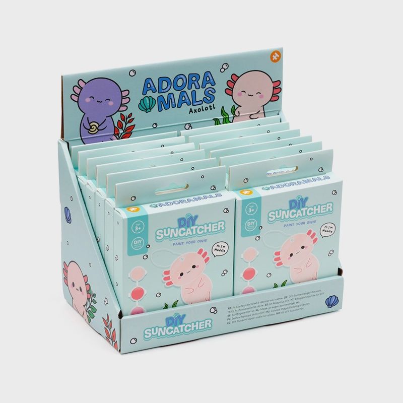 Adoramals Maddie l'Axolotl Peignez votre propre attrape-soleil DIY