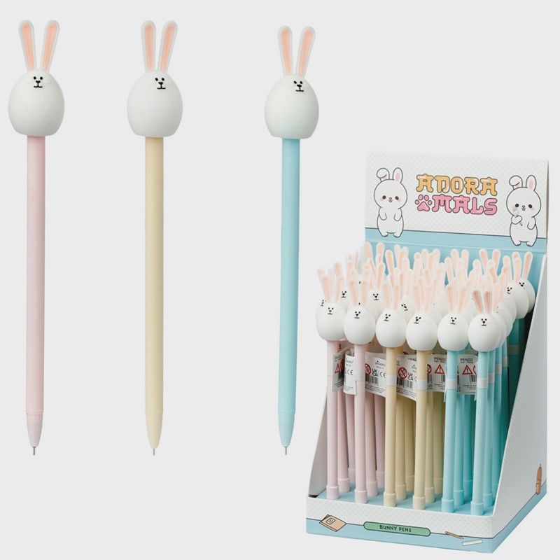 Stylo fin Adoramals lapin bunny avec pointe fine