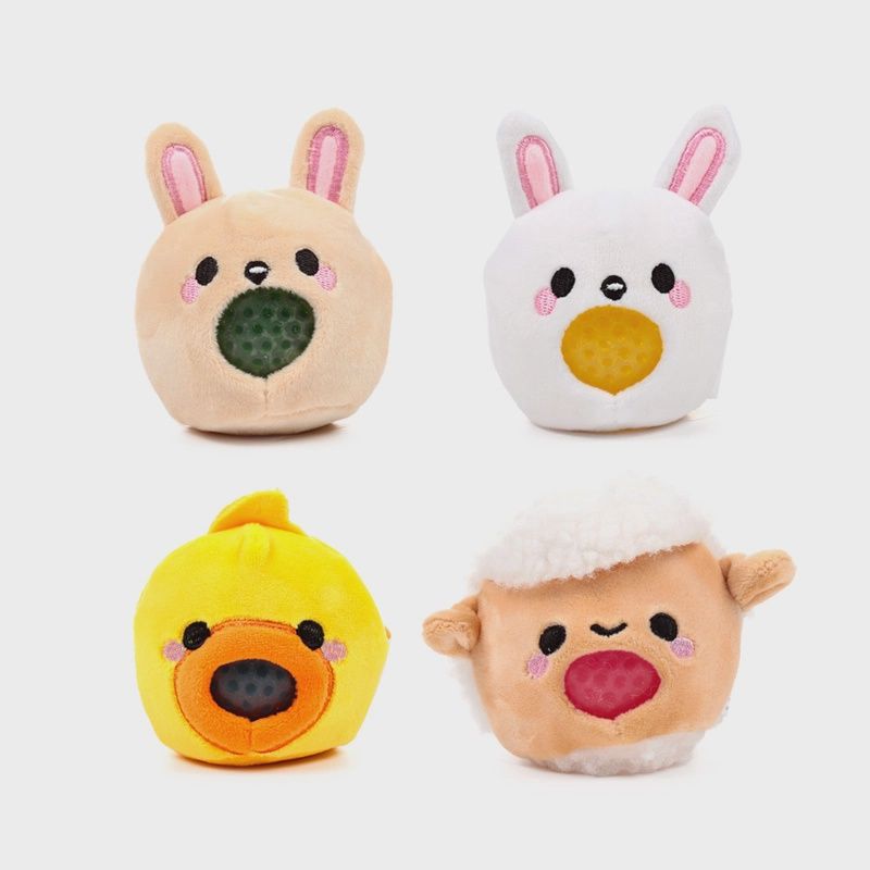 Jouet en peluche compressible Queasy Squeezies Printemps