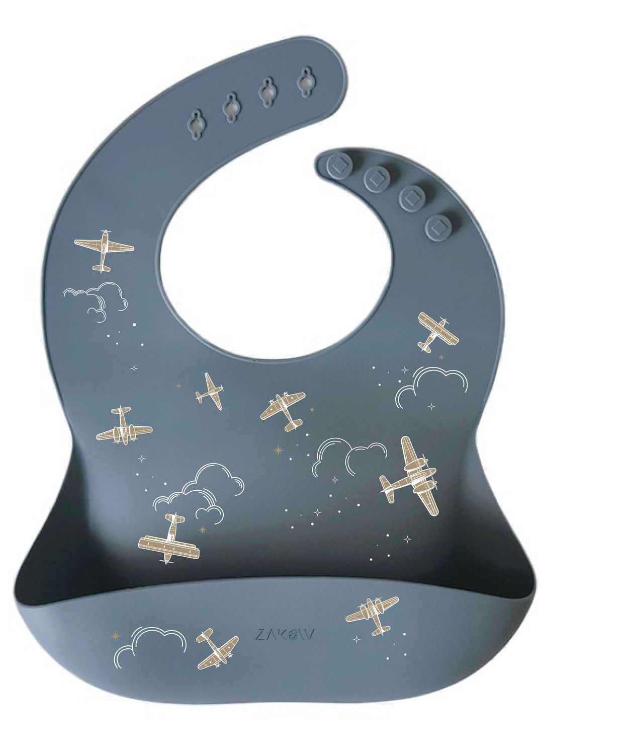 Bavoir en silicone - Aviateur