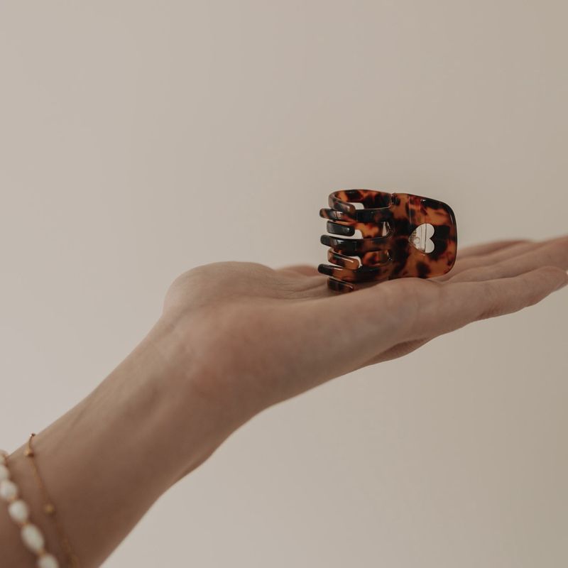 Pince à cheveux petit coeur - Amber