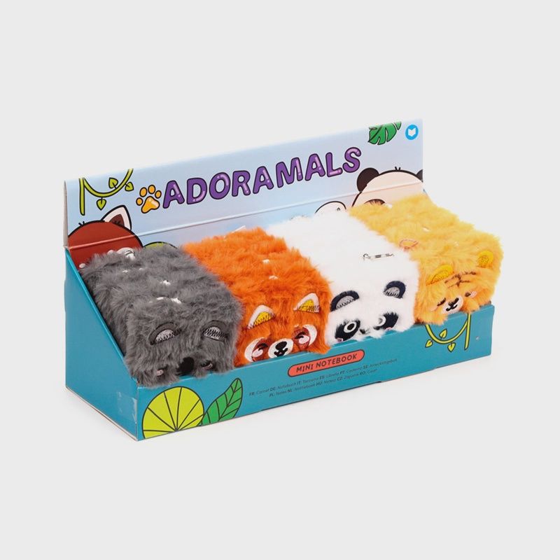 Mini carnet A7 Adoramals Wild Plush