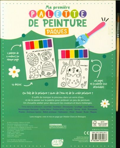 Ma première palette de peinture - Pâques