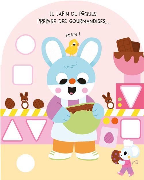Mes grandes gommettes repositionnables - 2 ans - Pâques