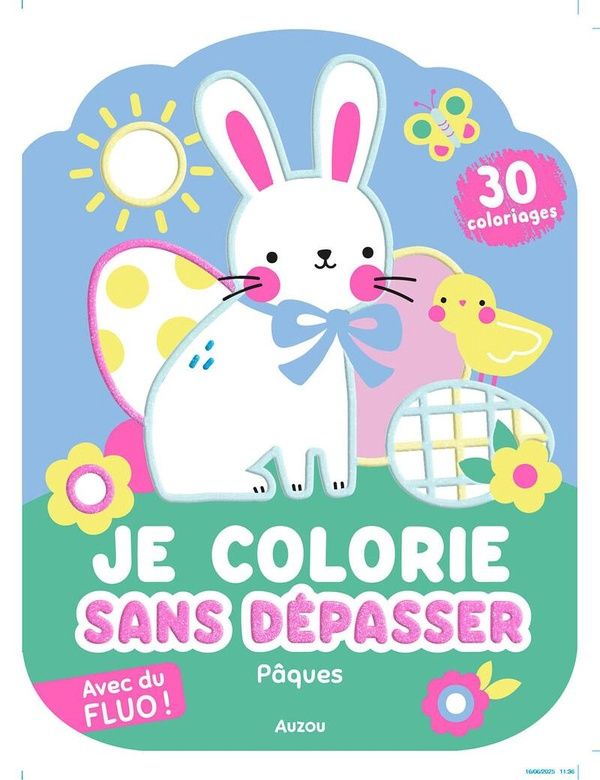 Je colorie sans dépasser - Pâques