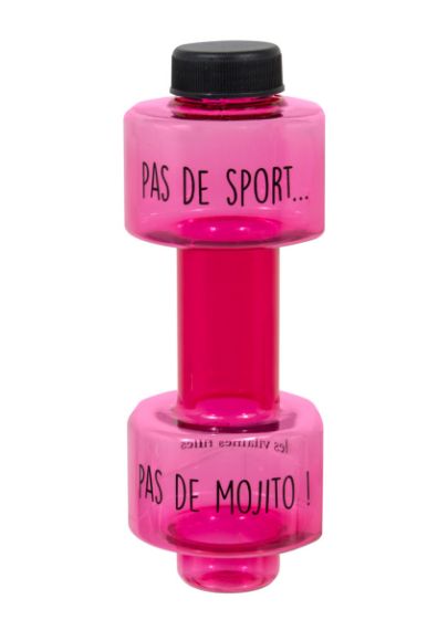 Gourde Haltère - Pas de Sport pas de Mojito