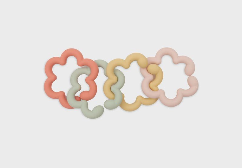 Jeu d'anneaux Silicone - Flowers